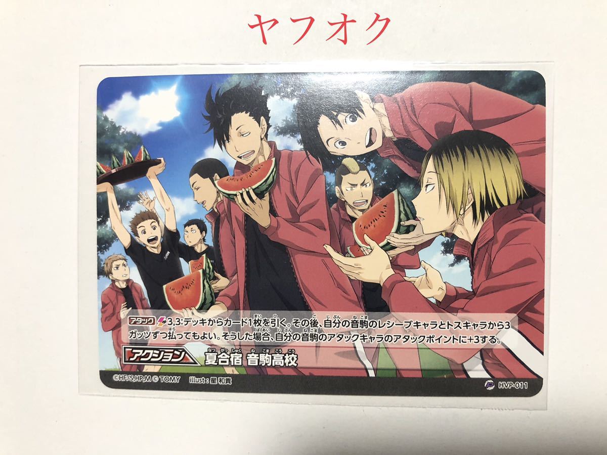 ハイキュー バボカ プロモカード 夏合宿 音駒高校 HVP-011 拡張パック