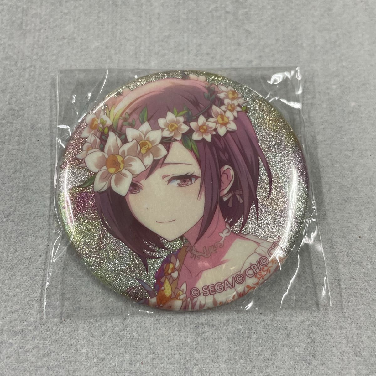 プロセカ 限定 グリッター缶バッジ 満たされないペイルカラー 東雲 絵