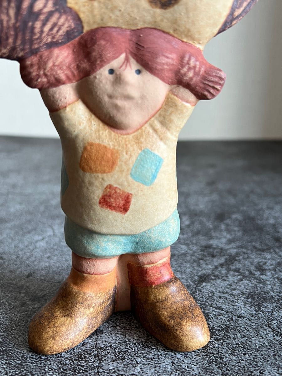 リサラーソン Gustavsberg 長くつ下のピッピの世界展 ウマを持ち上げる