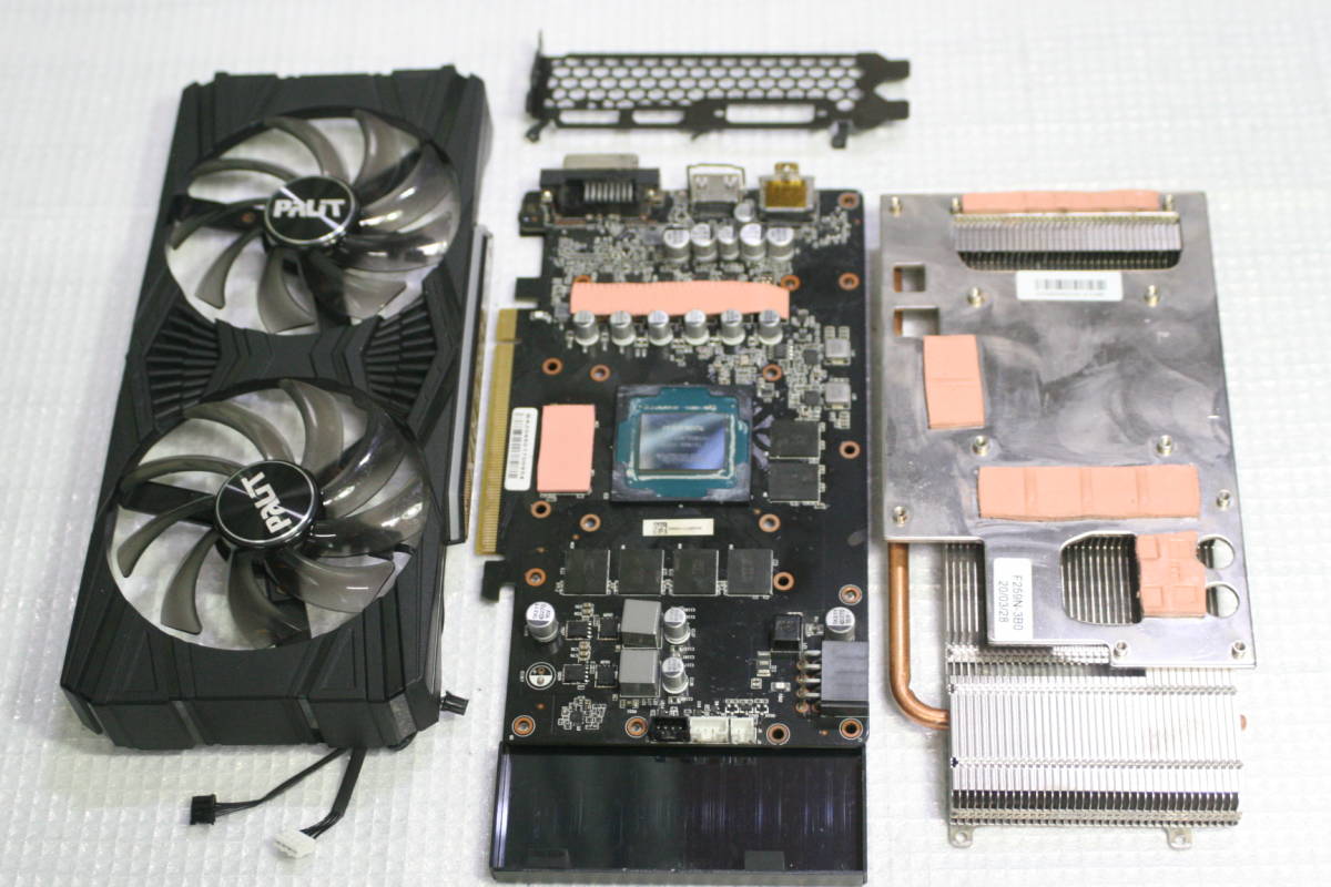 PALIT RTX2060 Super 8GB 分解清掃 サーマルグリス塗り直し 整備品