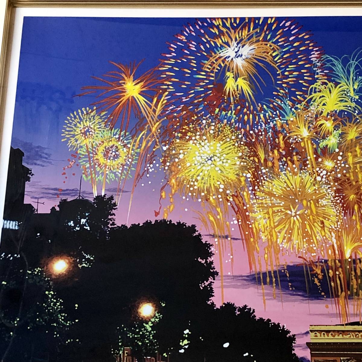 Yahoo!オークション - ヒロヤマガタ シャンゼリゼの花火 E6/50 証明書