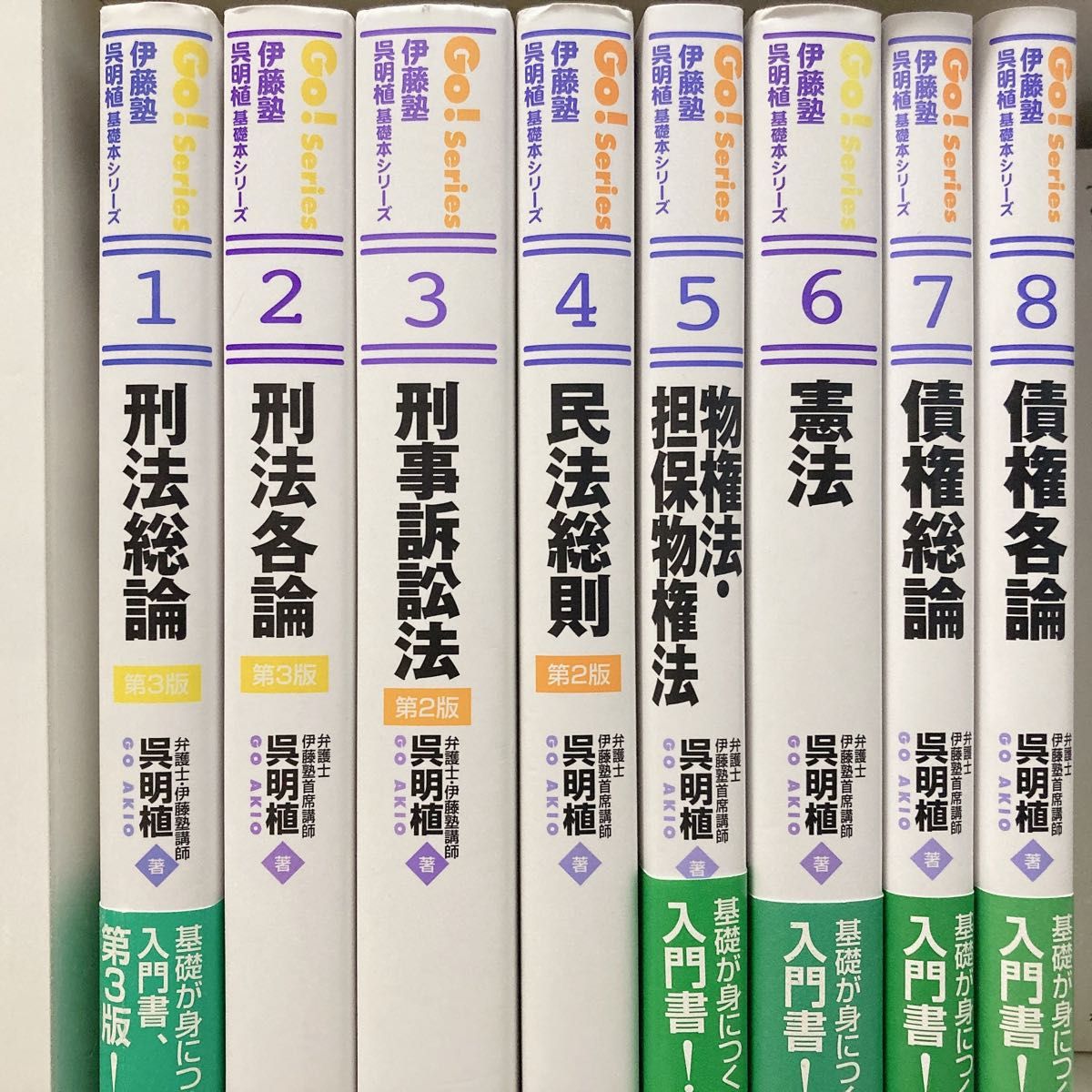 伊藤塾呉明植基礎本シリーズ 3 Go Series） 1〜8 8冊セット