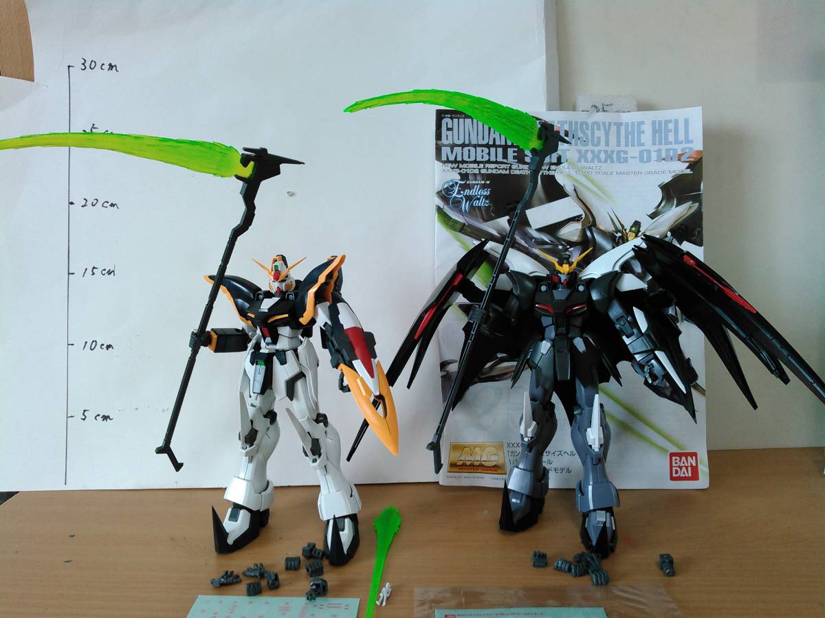 Yahoo!オークション - MG 1/100 ガンダム デスサイズ デスサイズヘル E