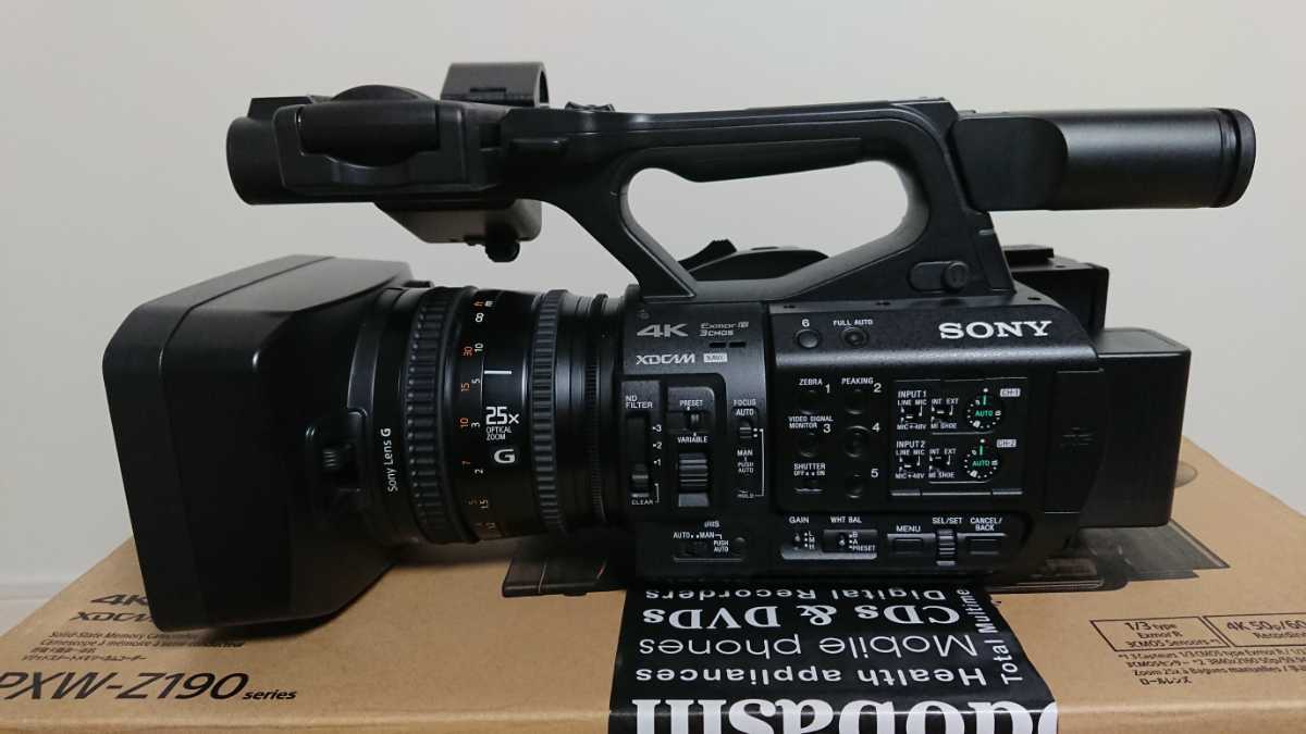 Yahoo!オークション - SONY PXW-Z190 業務用4Kビデオカメラ