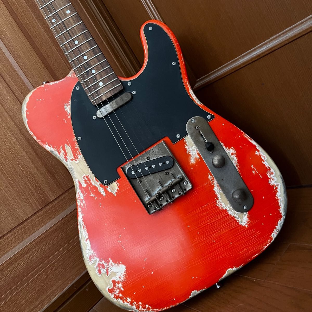 テレキャスター 部品 ボディー レリック加工 テレキャスター 自作