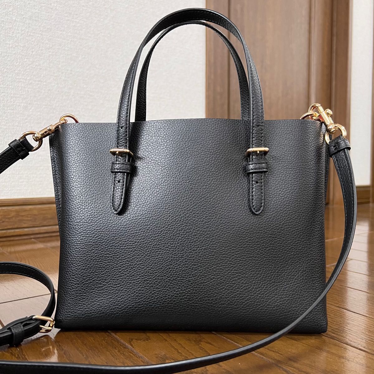 新品同様 COACH コーチ C4084 モリー トート25 レザー 2WAY トート