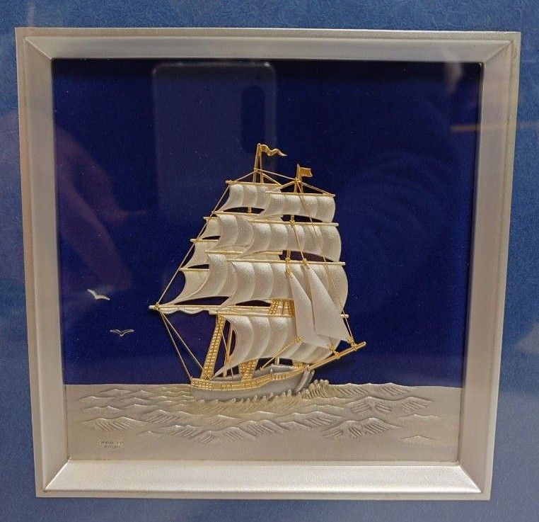 TAKEHIKO 武比古作 純銀レリーフ SILVER999 シルバー 銀細工 純銀