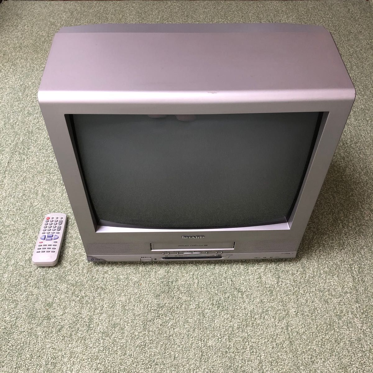 SHARP ブラウン管 テレビデオ VT-21 GH9 リモコン付き｜Yahoo!フリマ