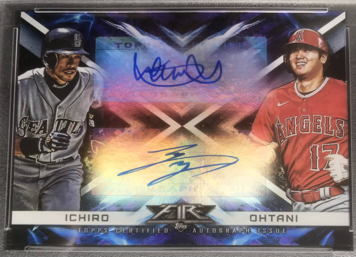 PSA/DNA 鑑定済 本物 大谷翔平 イチロー 直筆サインカード Topps