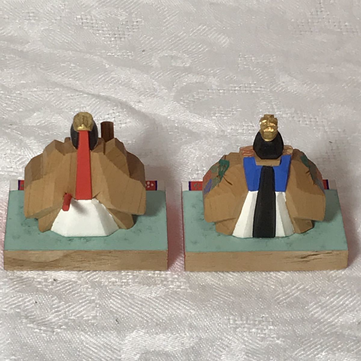 Yahoo!オークション - 奈良一刀彫 小林宏寿 雛人形 ひな人形 木彫 共箱