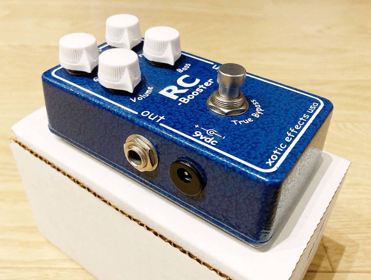 廃盤】Xotic Effects RC Booster【青色LED】箱付き 廃盤】Xotic