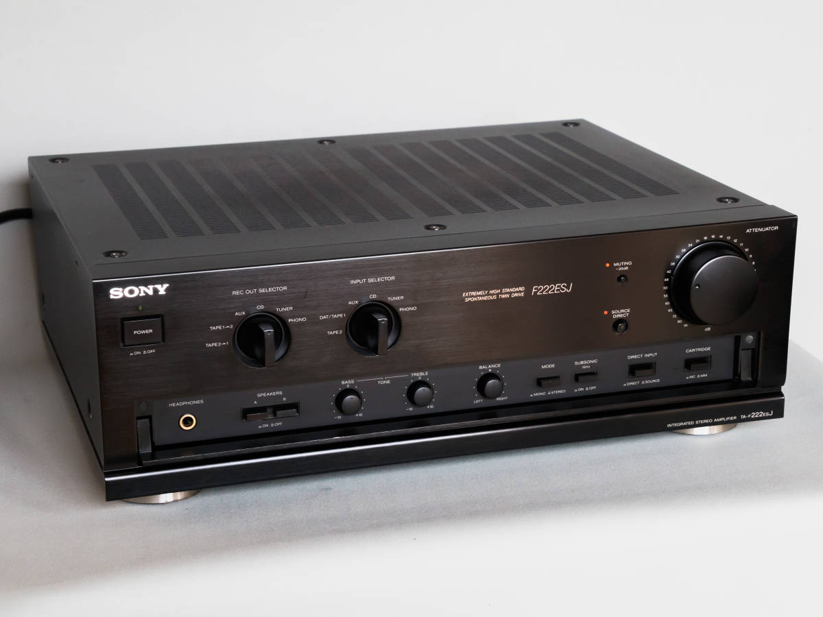 Yahoo!オークション - SONY プリメインアンプ TA−F222ESJ ジャンク