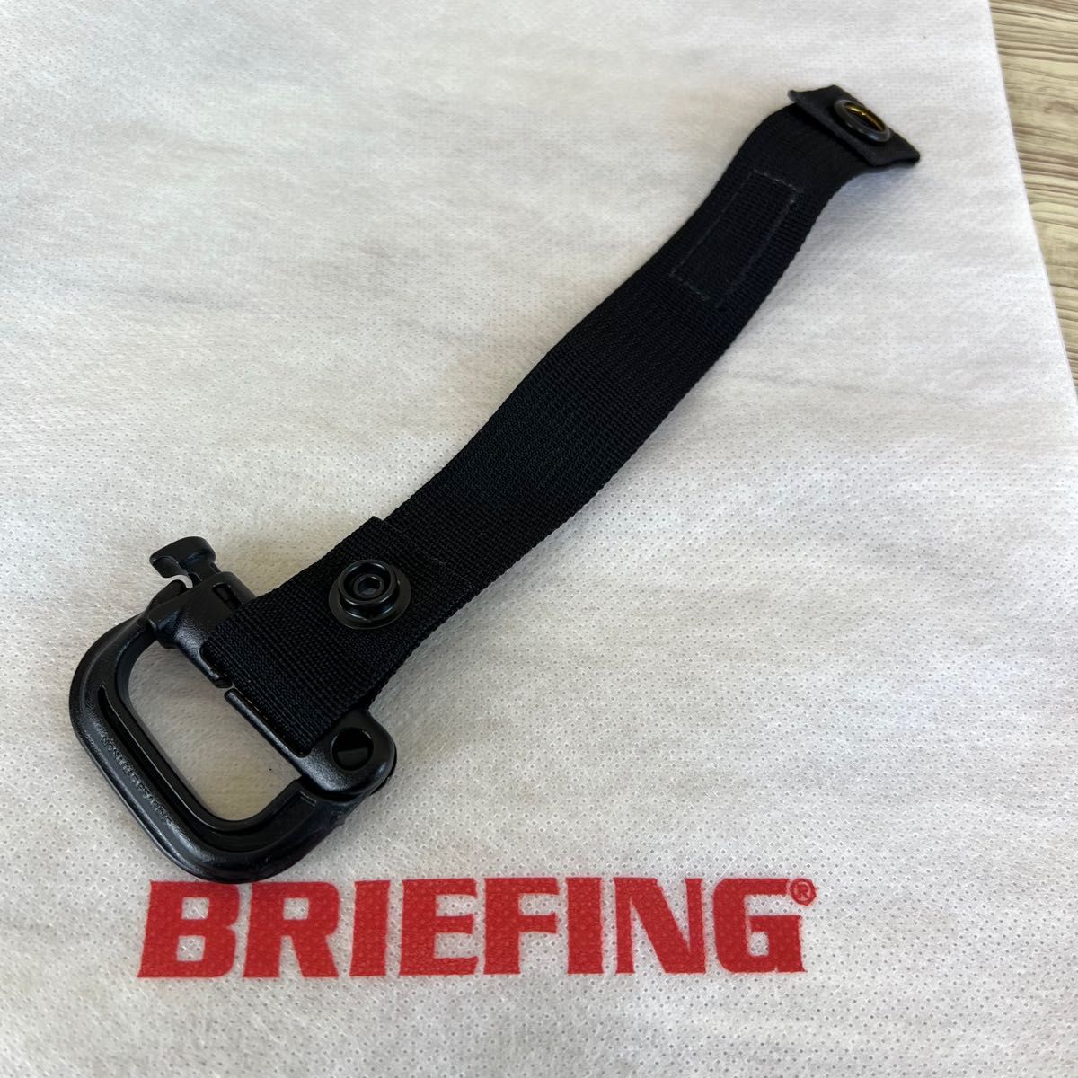 希少レア】BRIEFING GRIMLOCK USA製 キーホルダー 黒 ブリーフィング