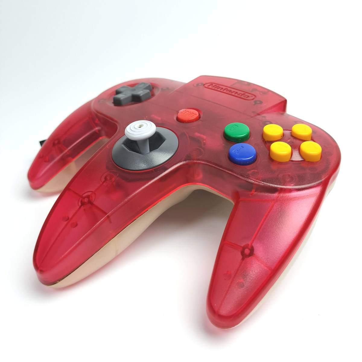 動作確認済み 3点セット ニンテンドー64 クリアカラー コントローラー