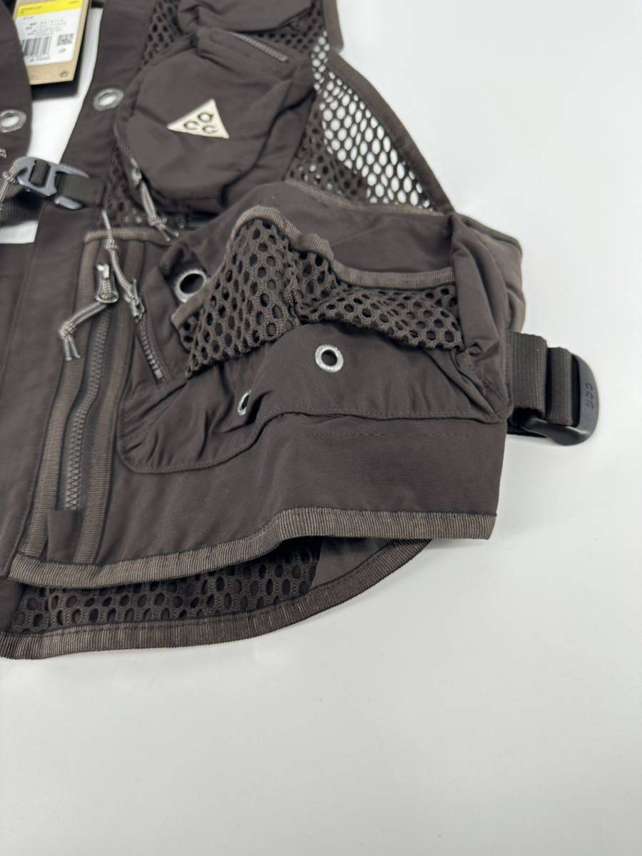 希少/新品 大きめ/NIKE ACG /バトルズ ベスト/S/ブラウン系 /ナイキ