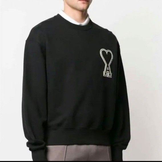 Ami PARIS アミパリス ボクシー フィット スエットトレーナー男女兼用