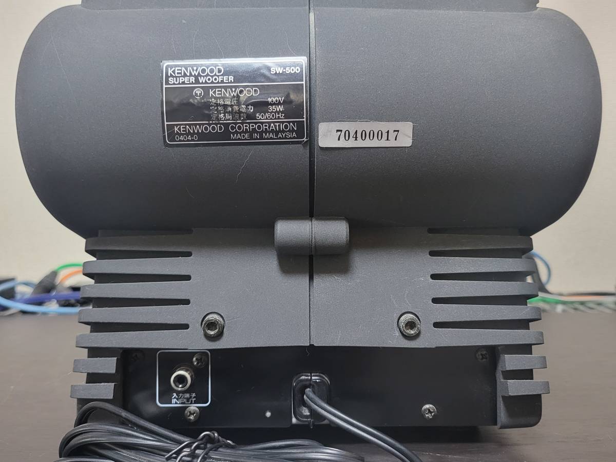 Yahoo!オークション - KENWOOD/ケンウッド SW-500 SUPER WOOFER/スー
