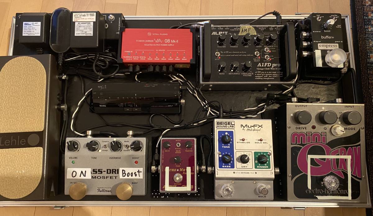 Yahoo!オークション - プロ仕様 ベース用エフェクターボード セット売