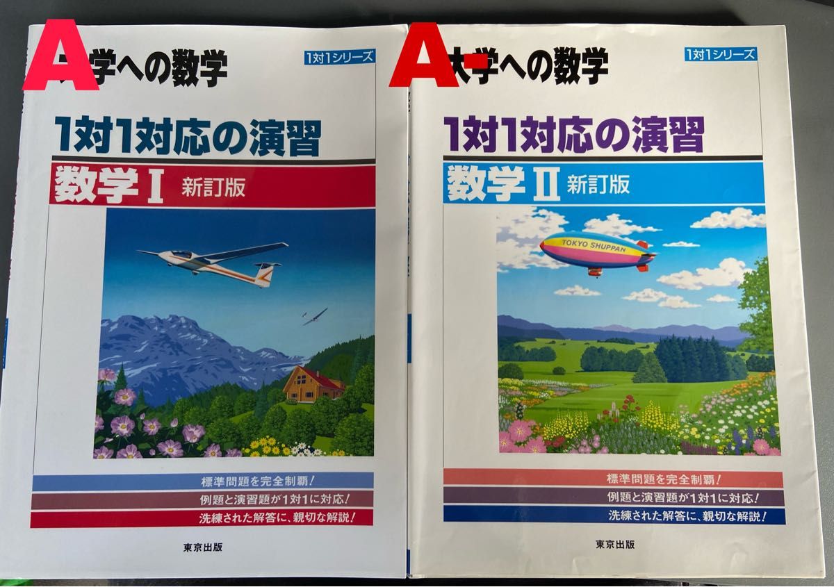 品質A B(訂正)大学への数学 1対1対応の演習 2冊セット バラ売り不可