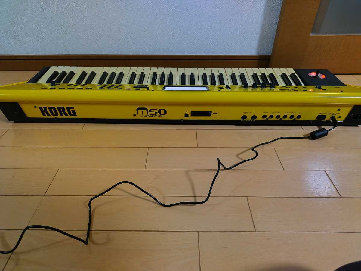 Yahoo!オークション - KORG M50 限定色 イエロー 黄色 動作確認済 中古