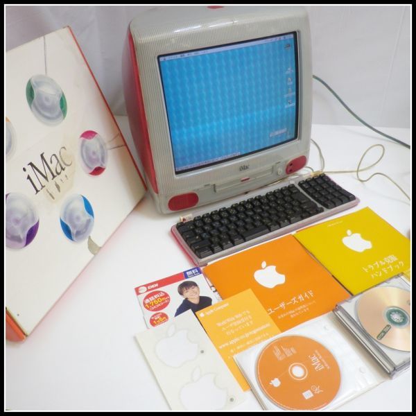 Yahoo!オークション - MS-70【現状品】初代 iMac G3 ピンク ストロベリ