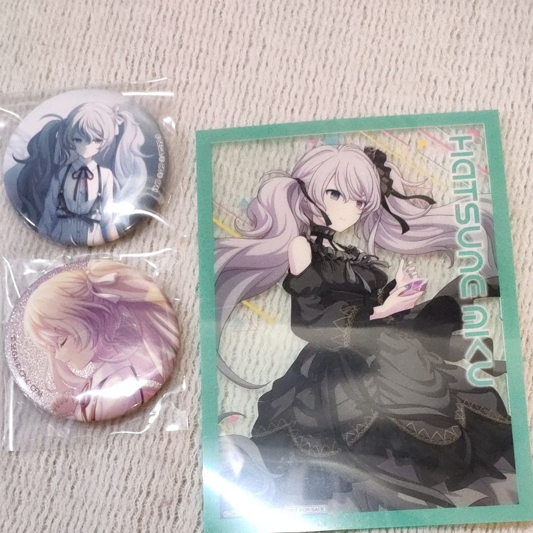 ニーゴミク 白ミク 初音ミク プロジェクトセカイ 缶バッジ｜Yahoo