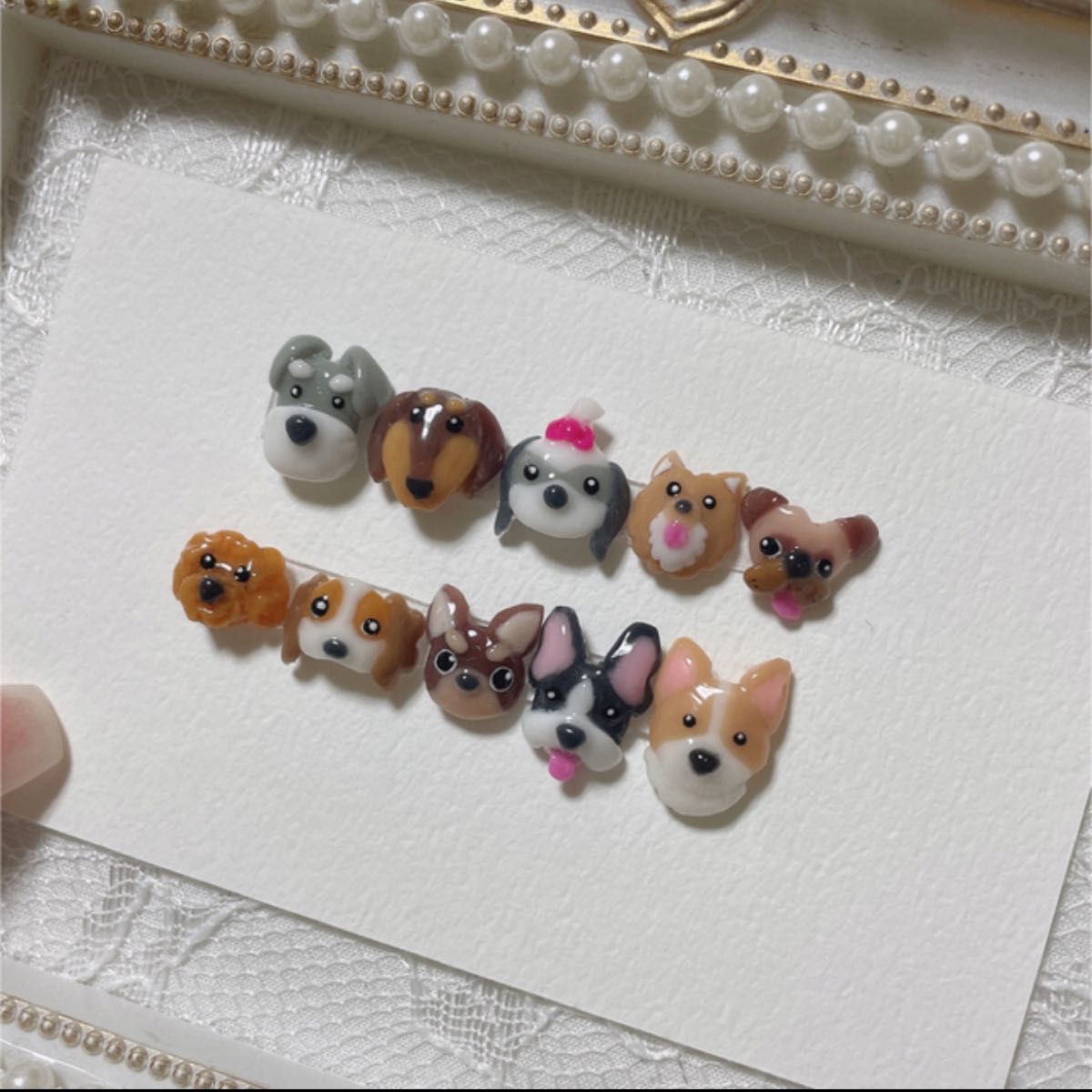 3D ネイルパーツ 犬｜Yahoo!フリマ（旧PayPayフリマ）