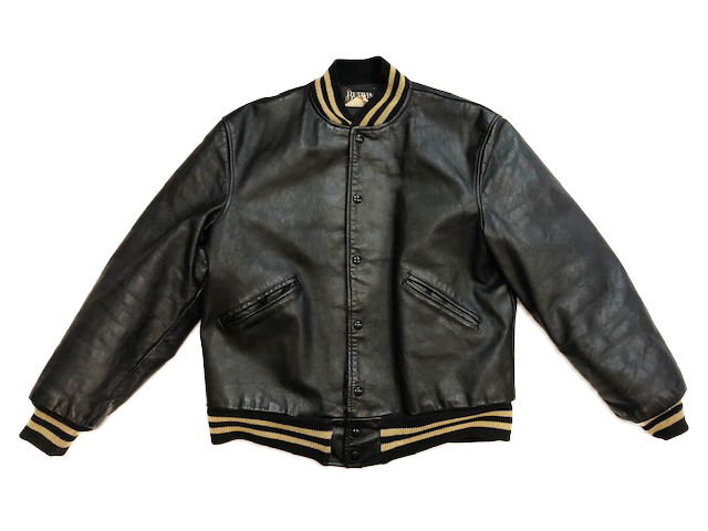 美品 70s 80s ビンテージ BUTWIN オールレザー アワードジャケット