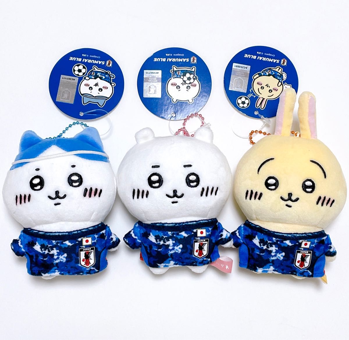 ちいかわ うさぎ サッカー日本代表 マスコット ぷちミニマスコット 激