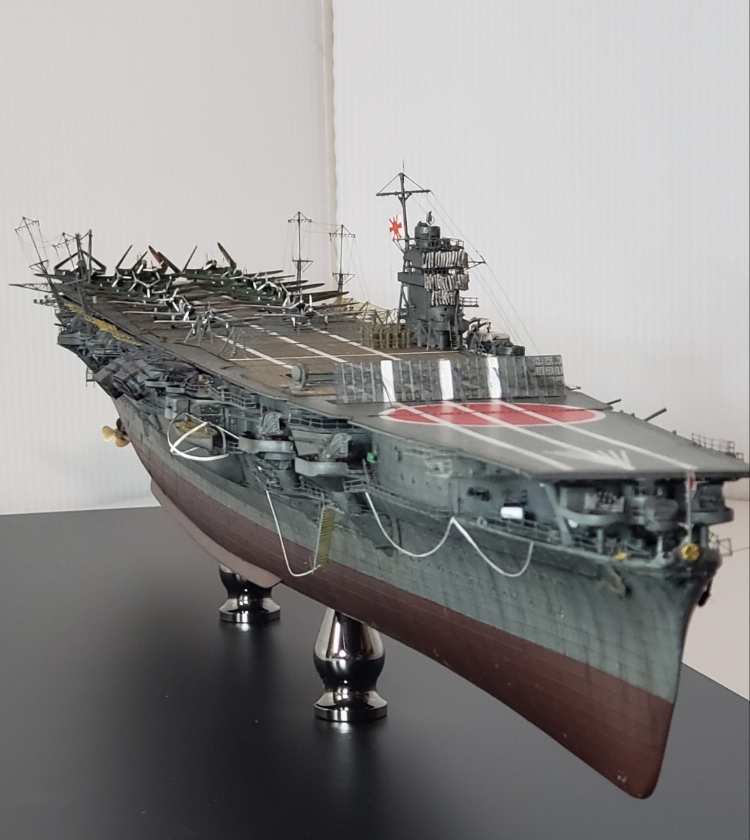 Yahoo!オークション - 完成品 1/350旧日本海軍航空母艦 飛龍 精密模型