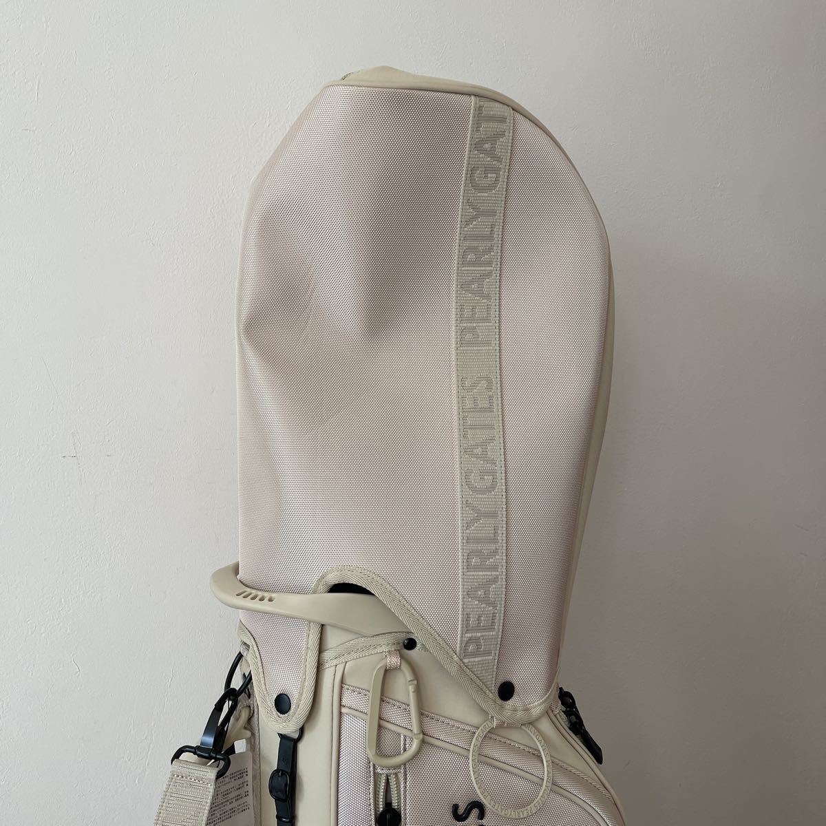 パーリーゲイツ キャディバッグ エッセンシャル ベージュ 2021年モデル