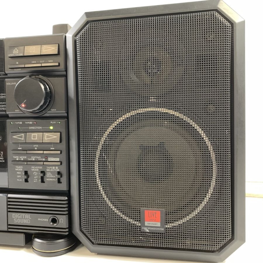 Yahoo!オークション - SHARP CD-X15-BK コンパクトディスクステレオ ラ
