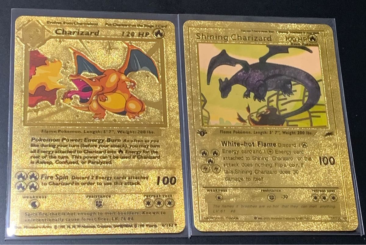 リザードン ポケモンカード 海外版 ゴールドカード 2枚セット 初期