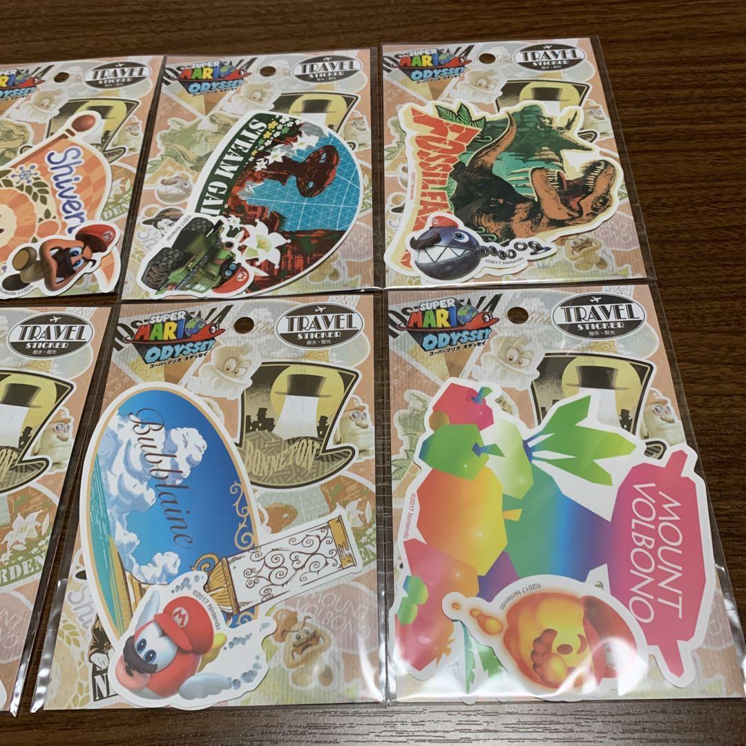 スーパーマリオオデッセイ トラベルステッカー 新品8種類セット｜Yahoo
