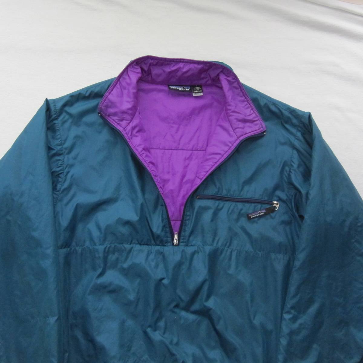 90s パタゴニア パフボール プルオーバー (L) ブルーグラス x ブライト