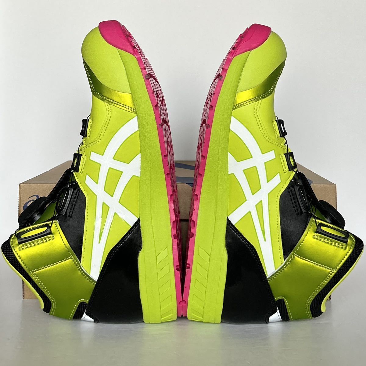 8番【新品】28cm アシックス安全靴CP304 BOA 【限定色】ネオンライム