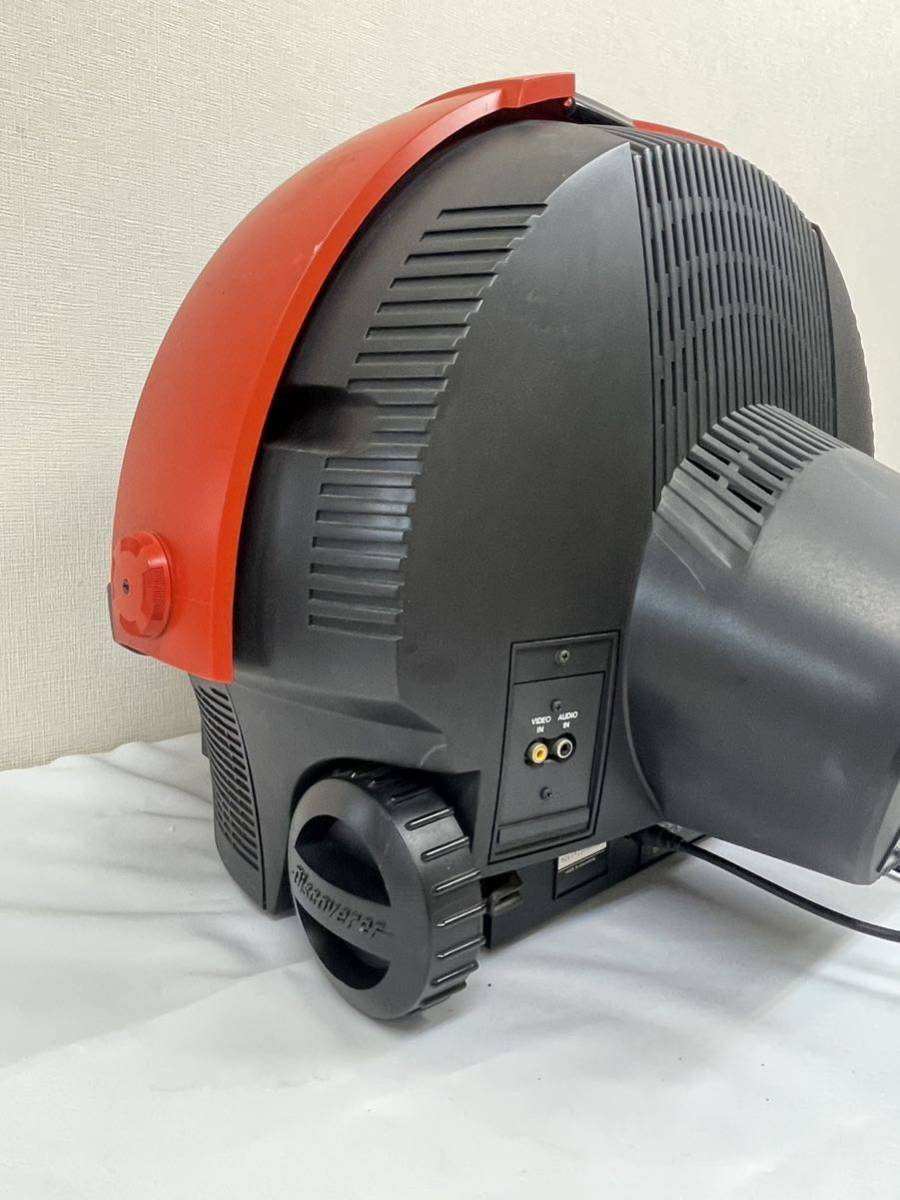 1円〜PHILIPS Discoverer ヘルメット型カラーテレビ14S11B レッド1991