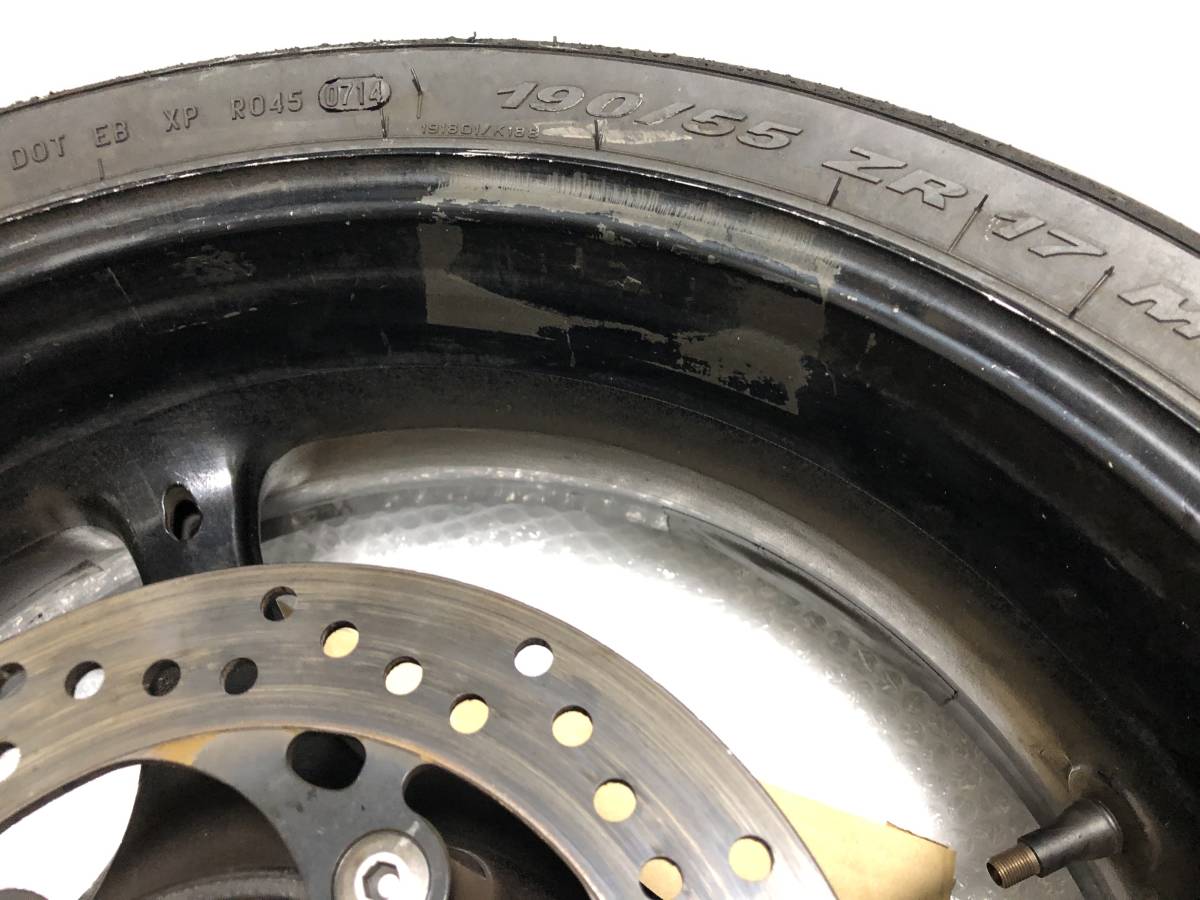 GSX-R1000 K5 K6 純正リアホイール＋リアブレーキディスク＋ハブ