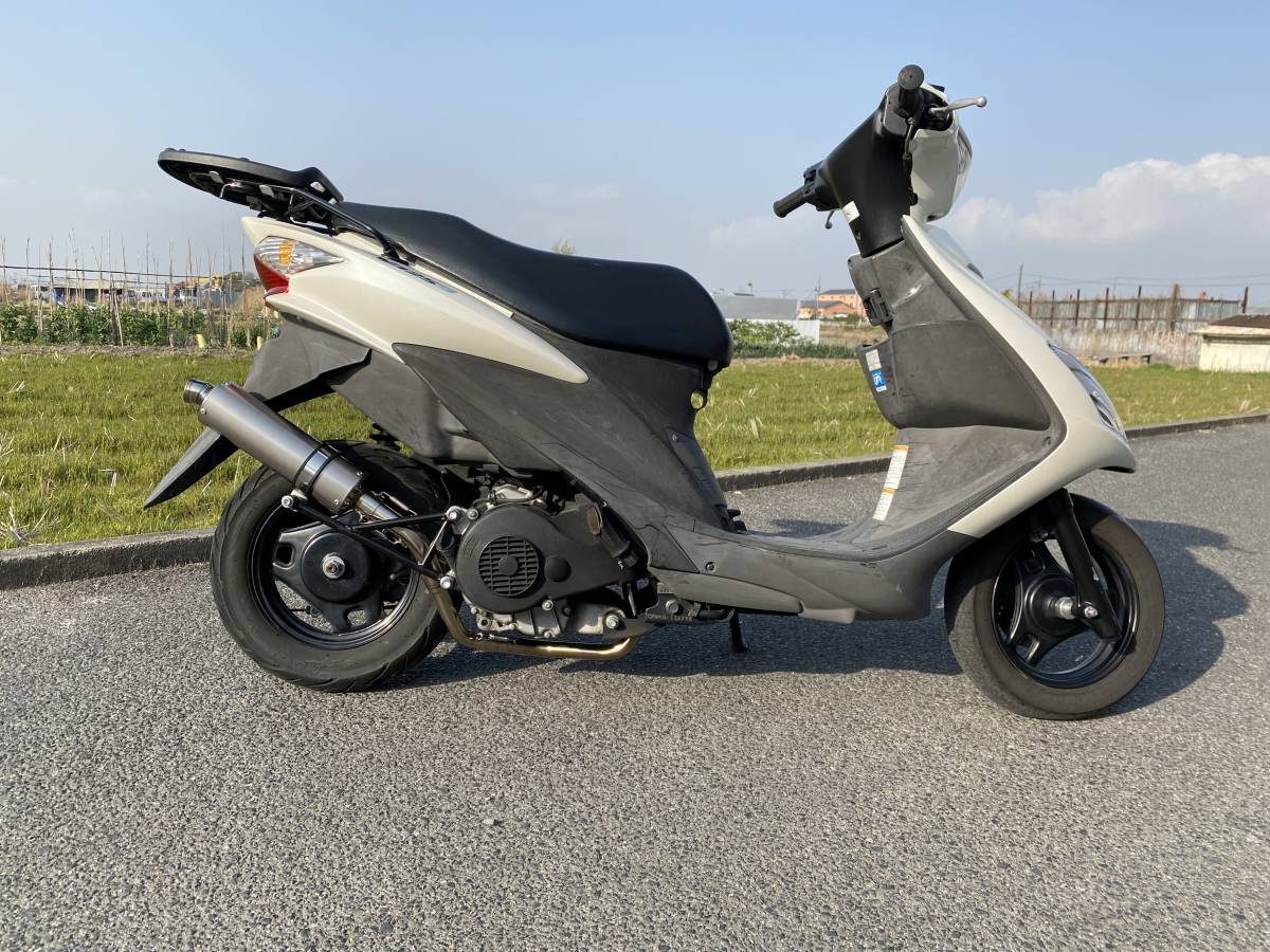 3セット限定 焼色付きチタン筒 ガレージ バル アドレスV125 レーシング