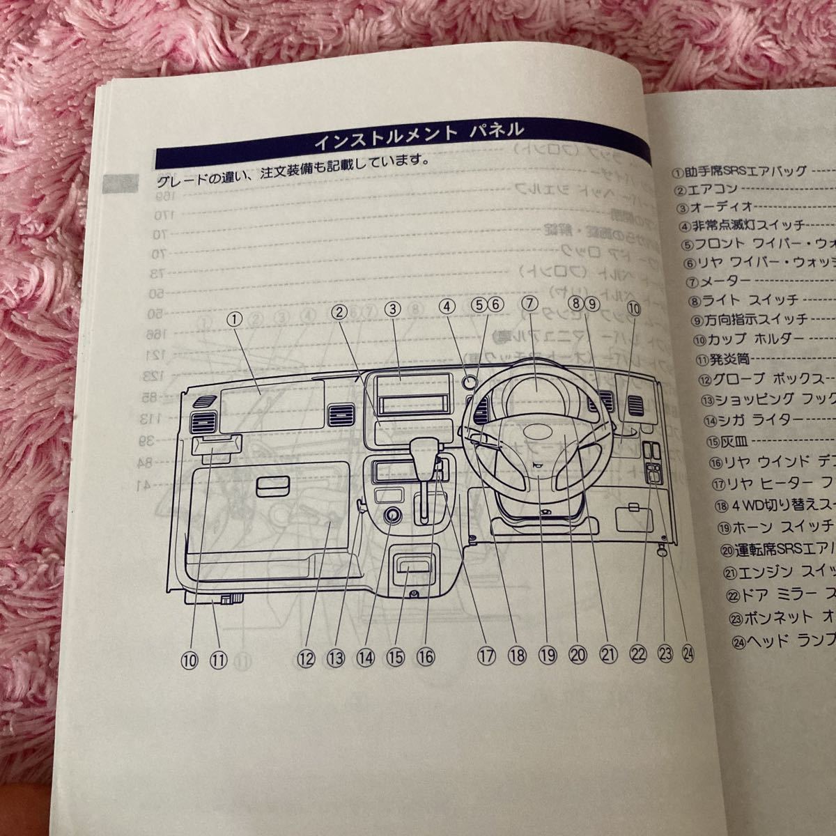 ダイハツ ハイゼットカーゴ 取扱説明書 DAIHATSU 01999-B5051 平成21年