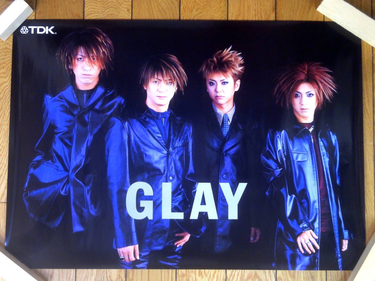 Yahoo!オークション - 送料無料 美品 GLAY グレイ ポスター TDK 52cm