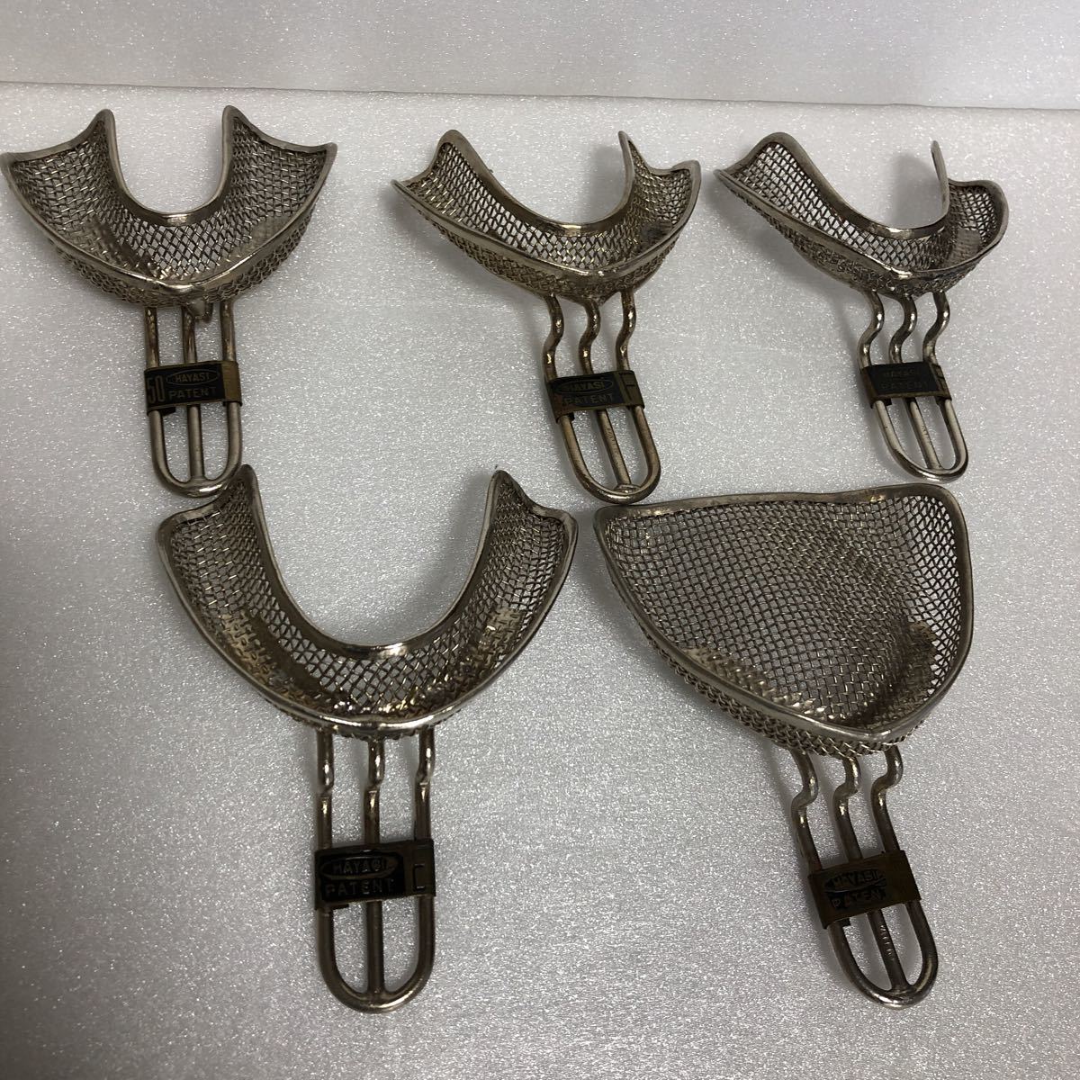 印象用網トレー 小児用 小児歯科 上顎1個 下顎4個の5点セット 歯科医院