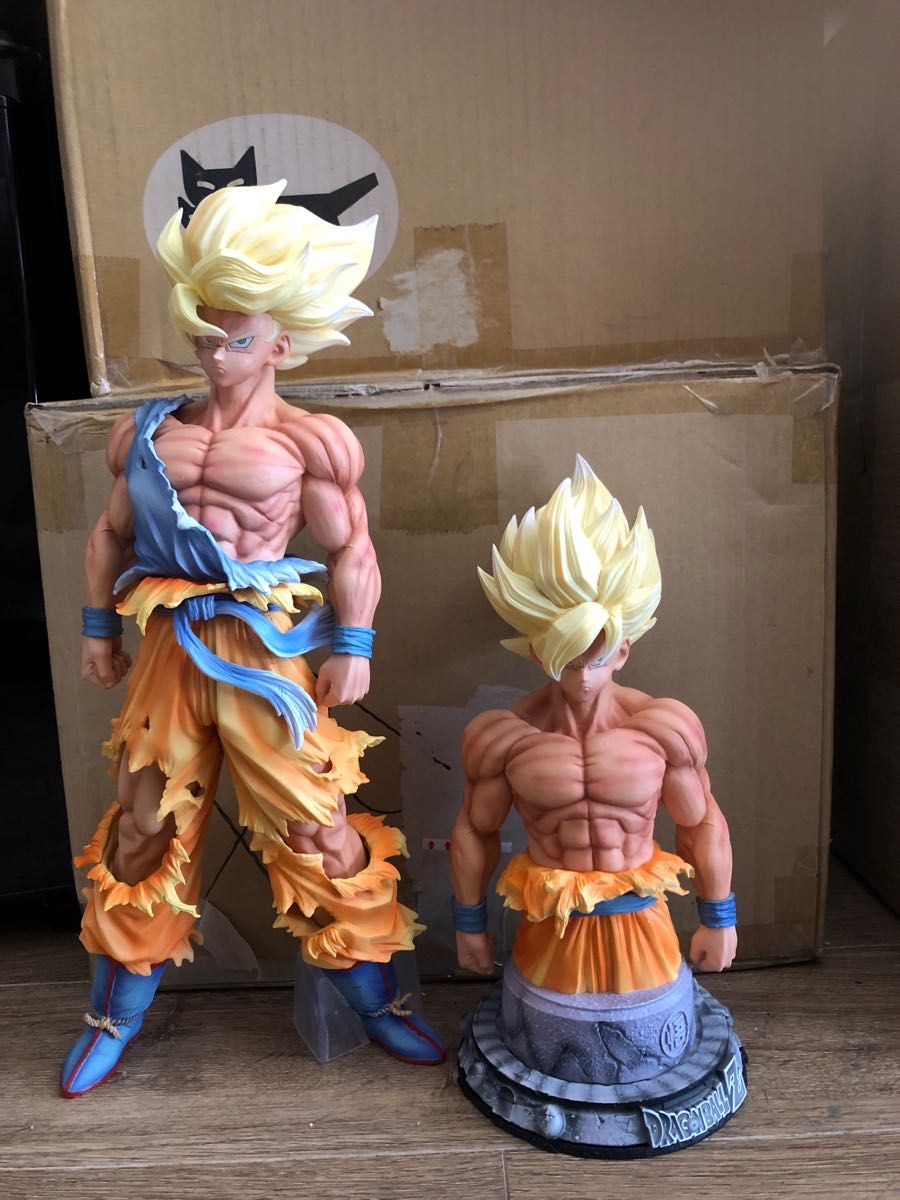 ドラゴンボール 孫悟空 スーパーサイヤ人 ガレージキット フィギュア 2