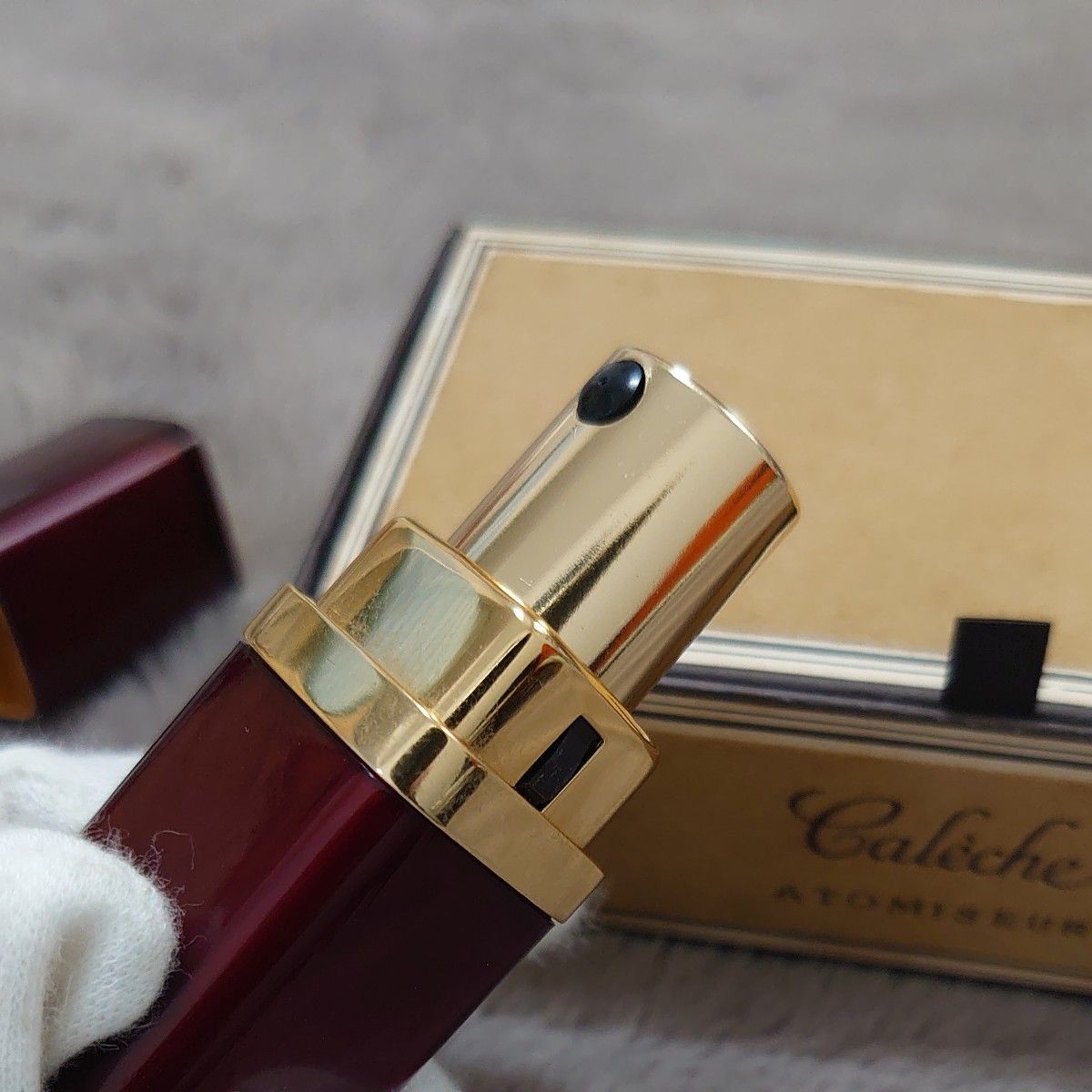 HERMES】エルメス アトマイザー パルファム カレーシュ 香水 残量不明