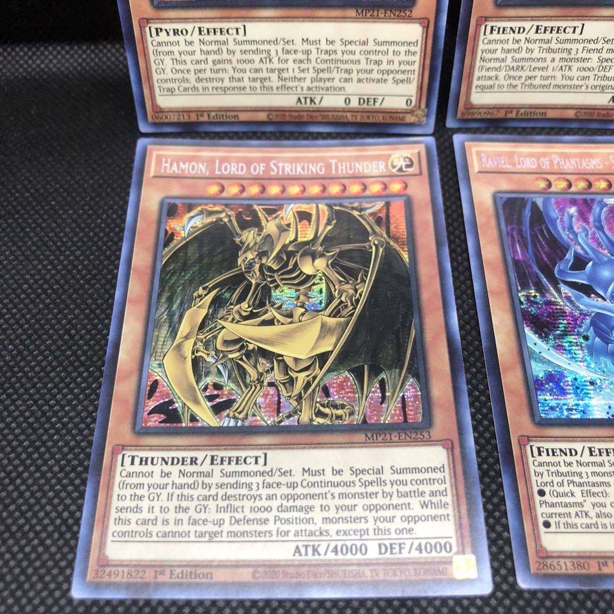 未使用品】遊戯王 英語版 三幻魔 プリズマティックシークレットレア