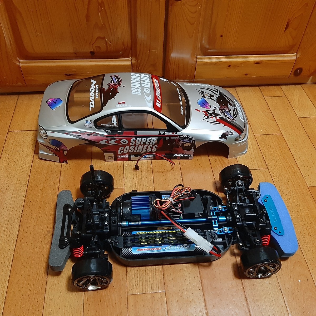 タミヤTT-01 RWDドリフト仕様フルセットジャイロ付き タミヤTT-01 RWD