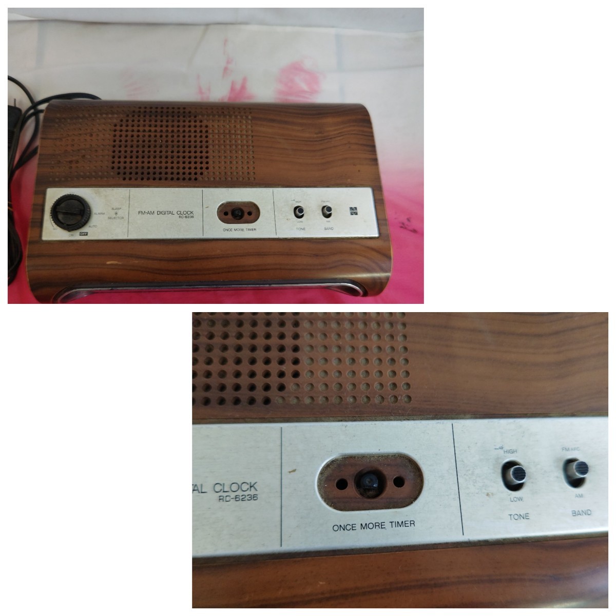 Yahoo!オークション - 【 ナショナル ラジオ付き パタパタ時計 】ジャ