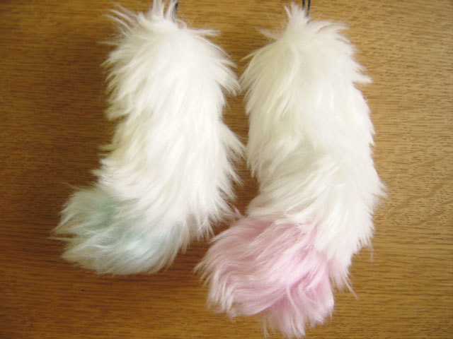 Yahoo!オークション - ♯Gri21BFもーっとふさふさにゃんこしっぽストラ