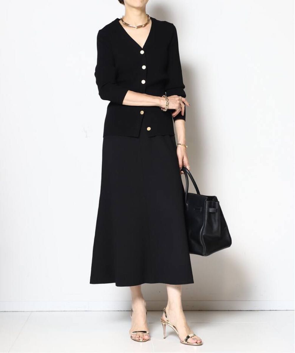 Diner B RIB カーディガン ブラック MUSE de Deuxieme Classe ミューズ