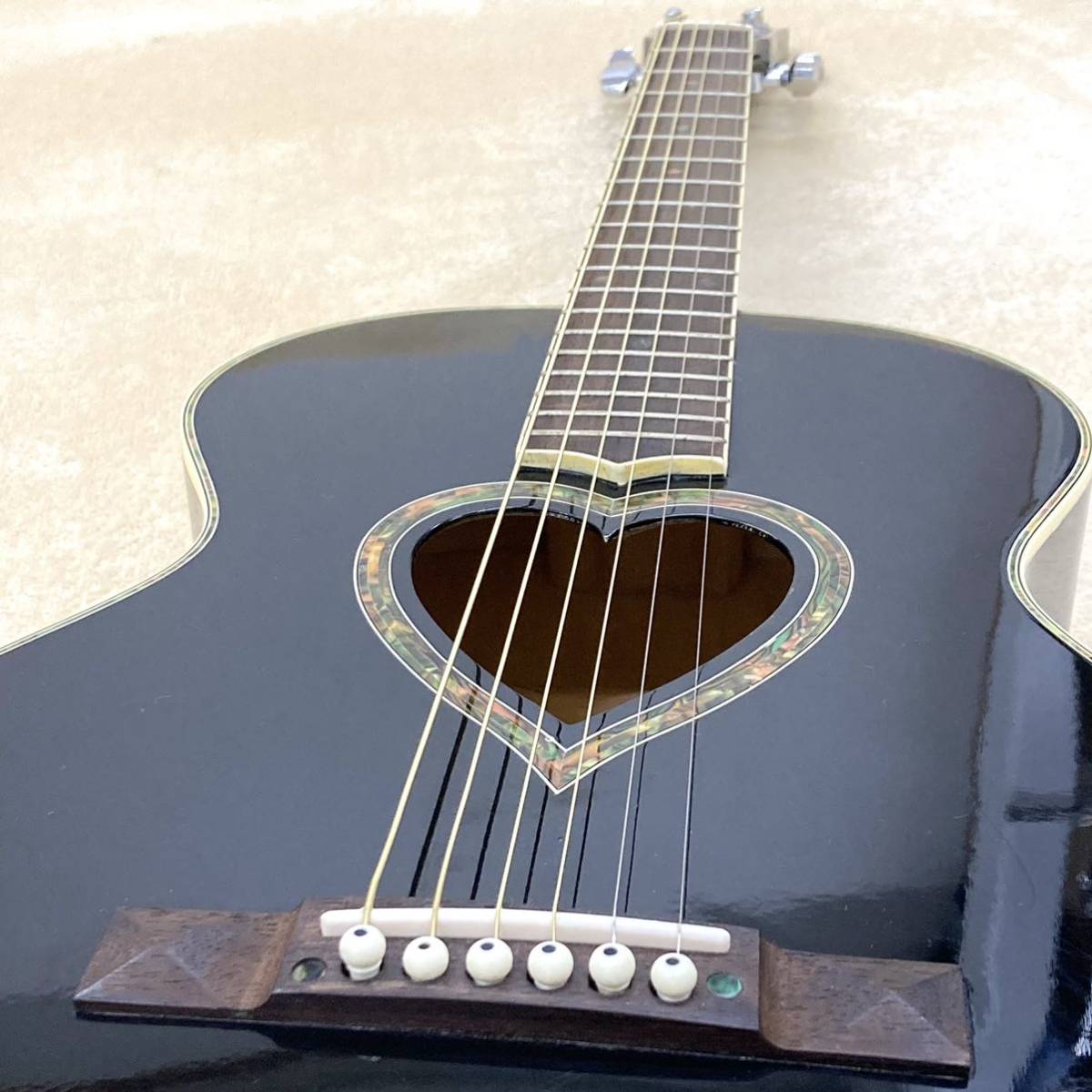 JJ Heart JJC-HRTKIT BK ジェイジェイハート アコースティックギター